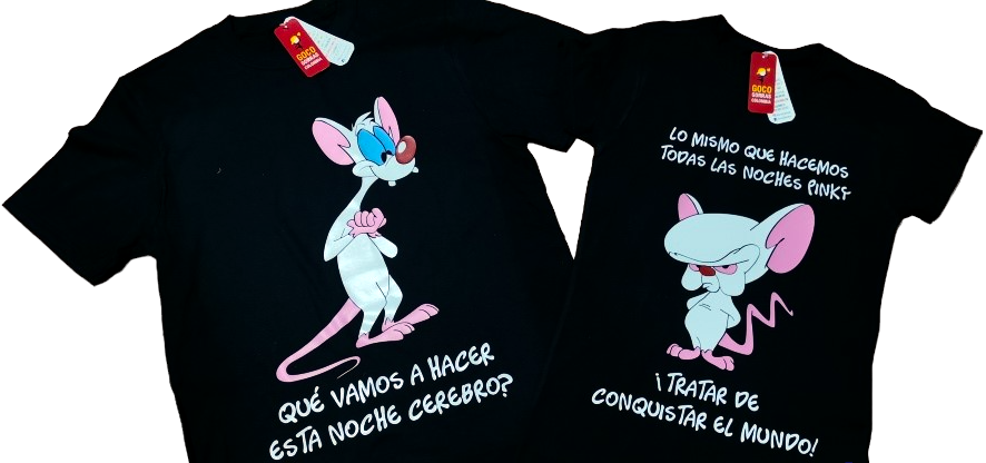 Camiseta PINKY / CEREBRO