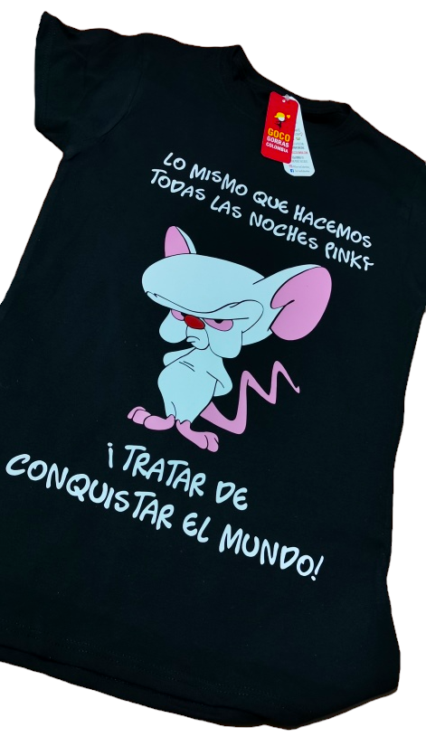 Camiseta PINKY / CEREBRO