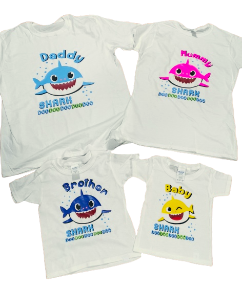 Camiseta FAMILIA SHARK DOO