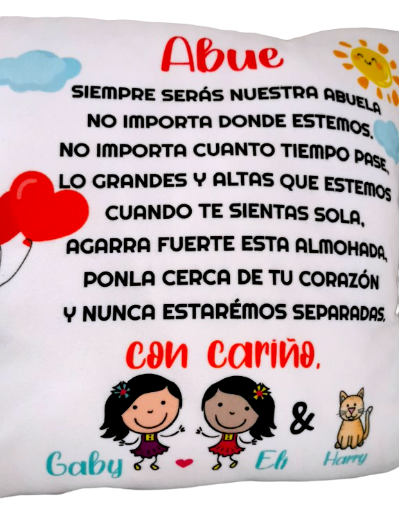 Cojín siempre serás nuestra Abuela