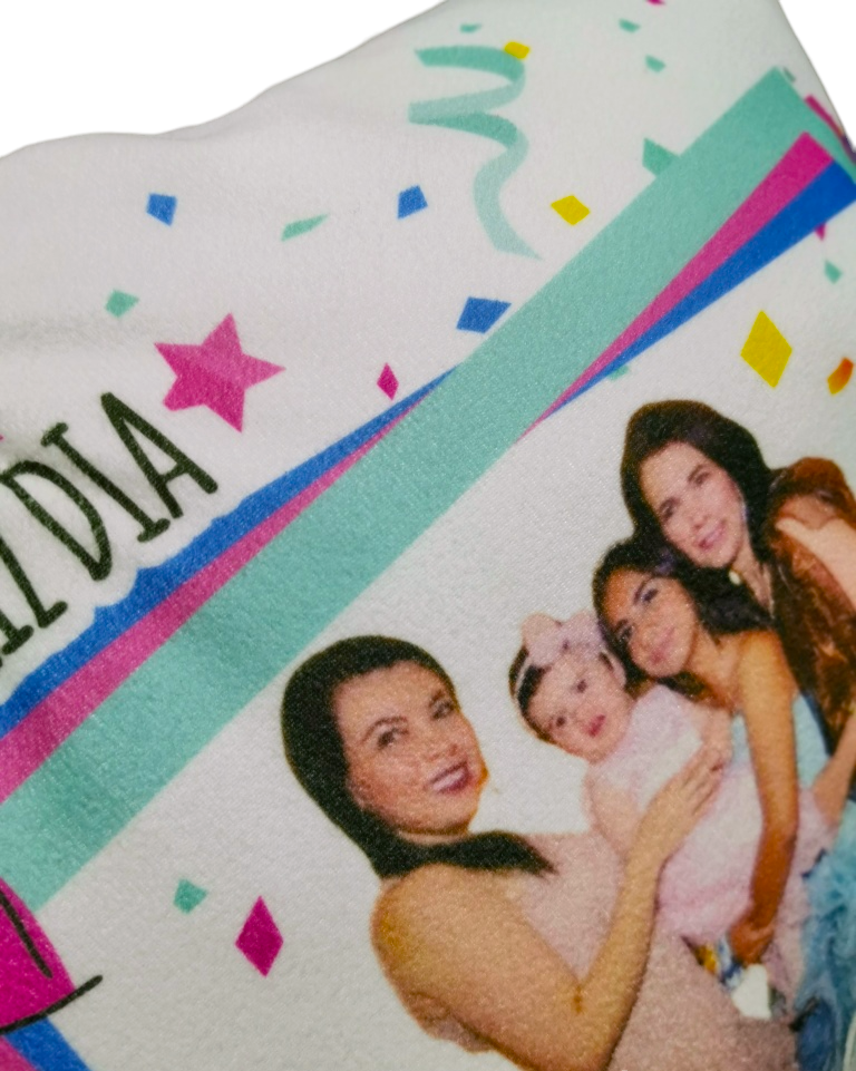 Cojín FELIZ DÍA MAMITA HERMOSA (Foto)