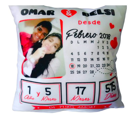 Cojín CALENDARIO (Foto)