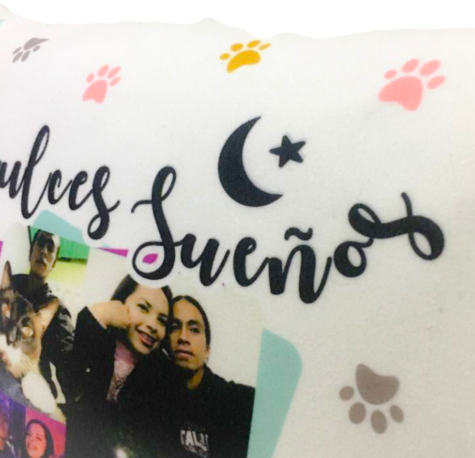 Cojín DULCES SUEÑOS (Apodo-Fotos)