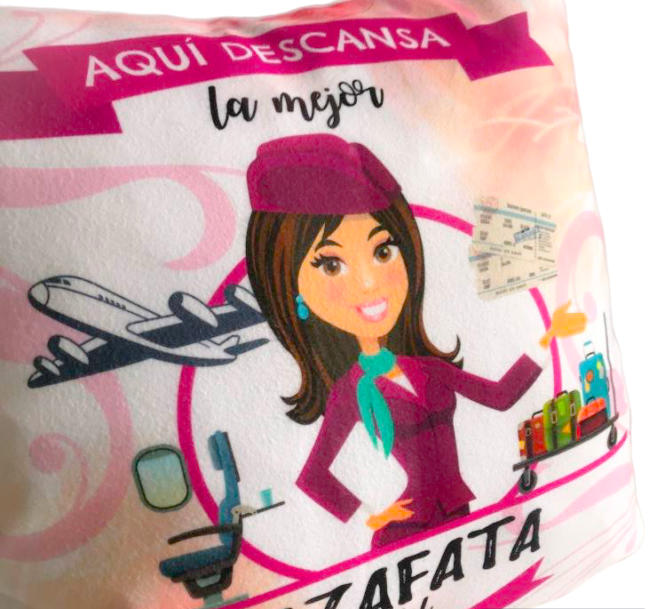 Cojín AQUÍ DESCANSA... (Profesión)