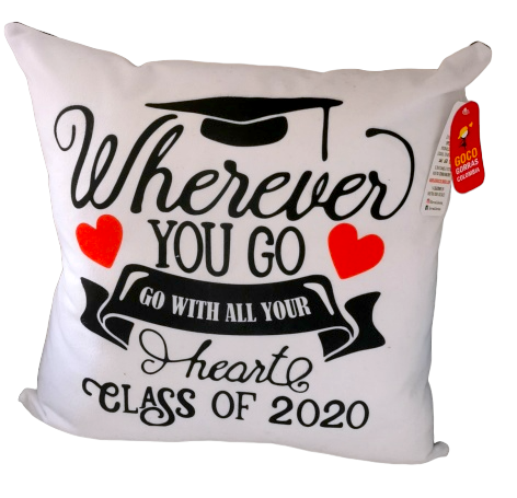 Cojín GRADO - CLASS OF... (Frase-Año)