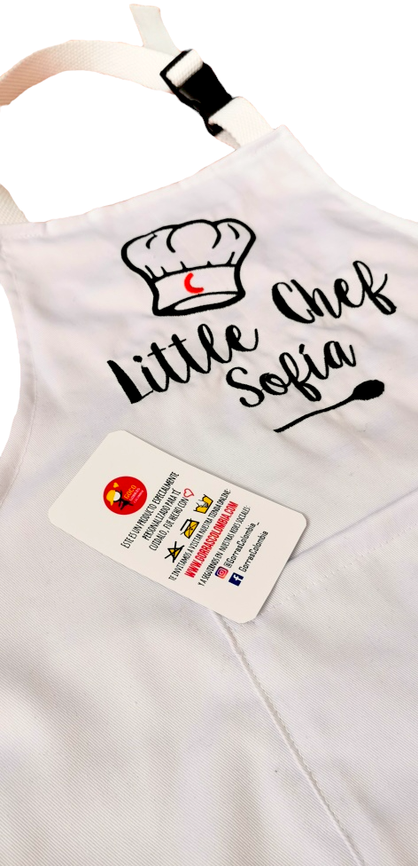 Delantal LITTLE CHEF (Nombre)