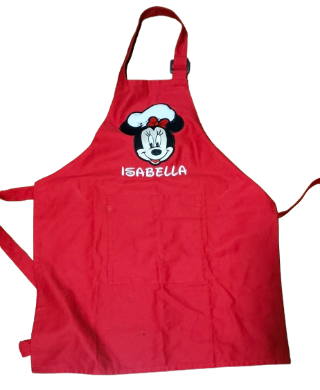 Delantal MINNIE CHEF (Nombre)