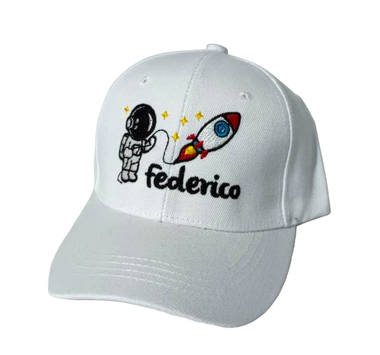 Gorra Astronauta y cohete