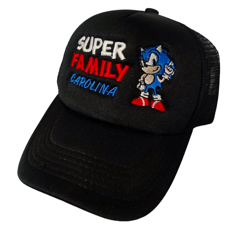 Gorra SONIC - SUPER FAMILY (Nombre)
