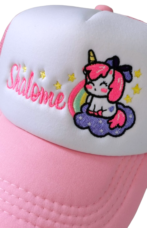 Gorra UNICORNIO CON ARCO IRIS (Nombre)