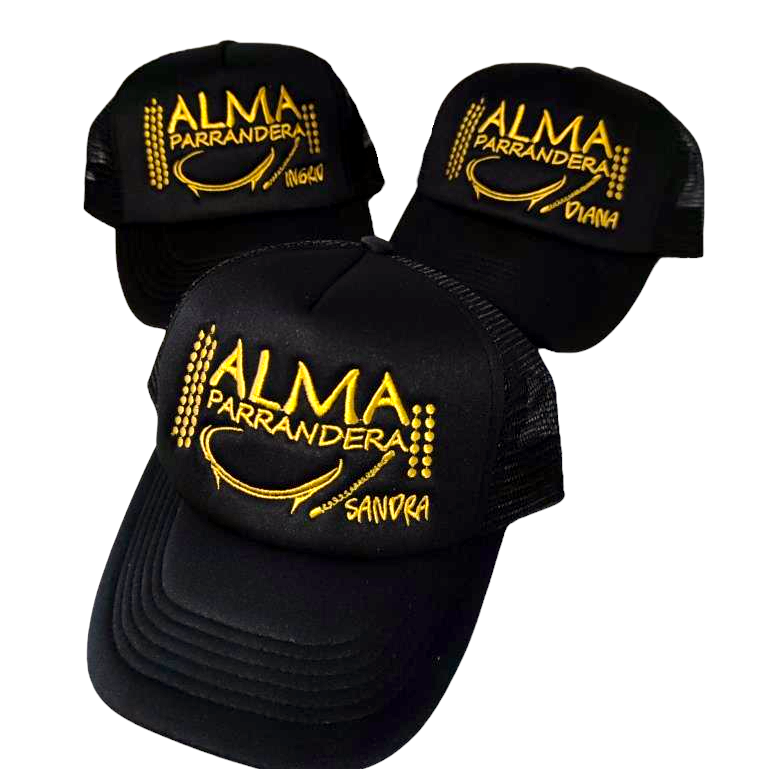 Gorra ALMA PARRANDERA (Nombre)