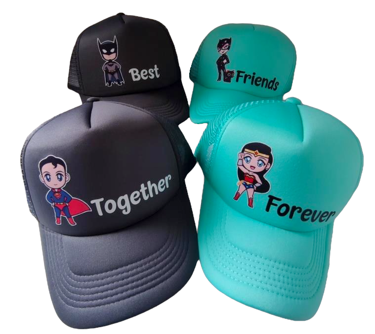 Gorra SUPER HÉROE - BEST FRIENDS TOGETHER FOREVER