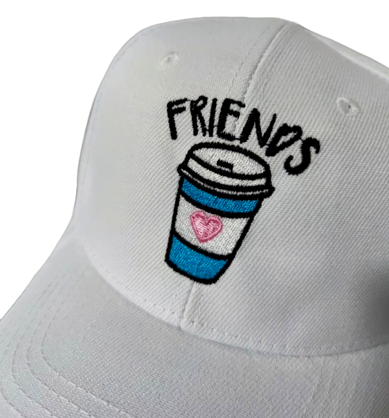 Gorras DONA Y VASO - BEST FRIENDS (Frase)