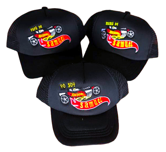 Gorras CARRO HOT WHEELS - PAPÁS DE... (Nombre)