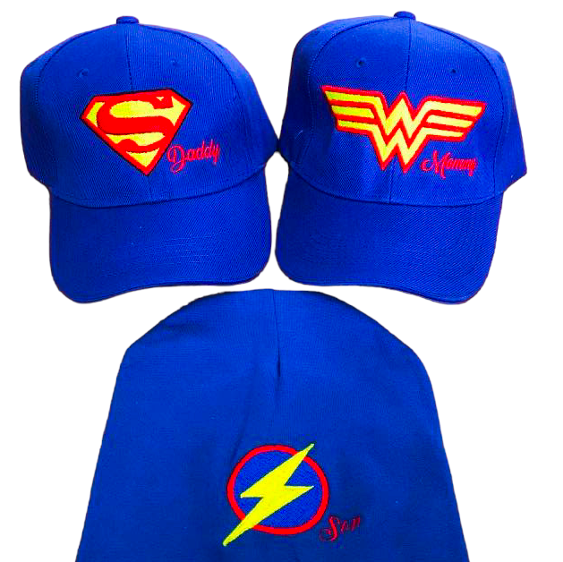 Super Héroes: Daddy, Mommy y Son