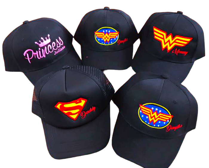 Super Héroes: Daddy, Mommy, Daughter y Princess (nombre)