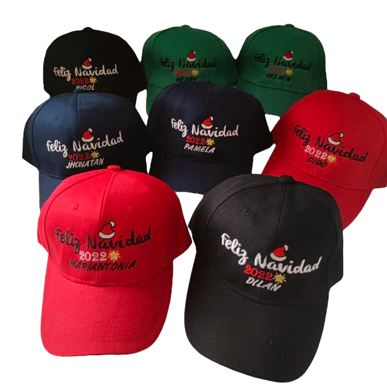 Gorra FELIZ NAVIDAD (Nombre-Año)