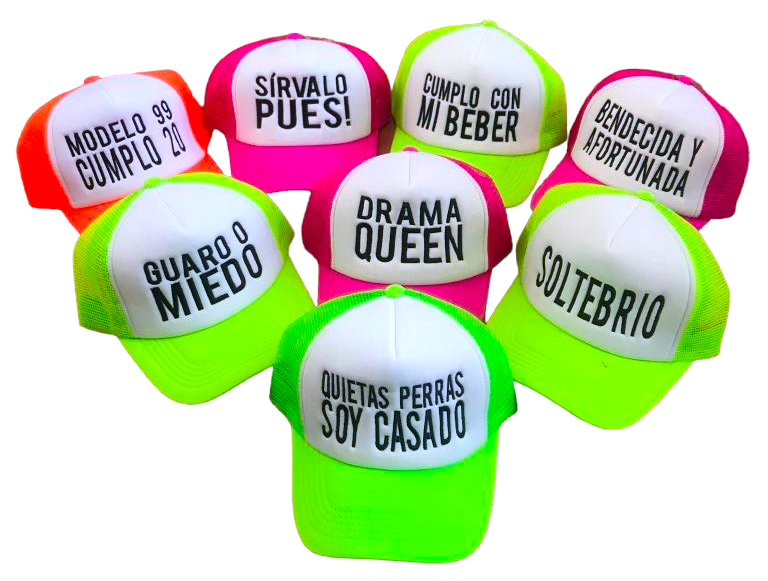 Gorra FRASE PARA FIESTA – Gorras Colombia