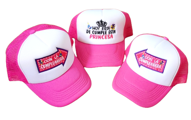 Gorras Cumpleaños - HOY ESTA DE CUMPLE ESTA PRINCESA