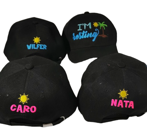 Gorra PLAYA - I´M RESTING (Nombre)