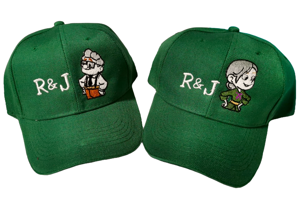 Gorras ABUELOS UP - CARL Y ELLIE (Iniciales)