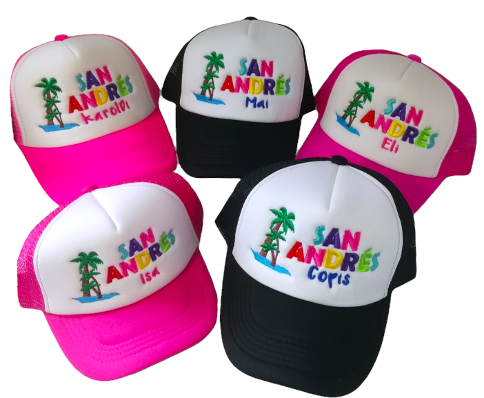 Gorra PLAYA - SAN ANDRÉS (Nombre-Lugar)