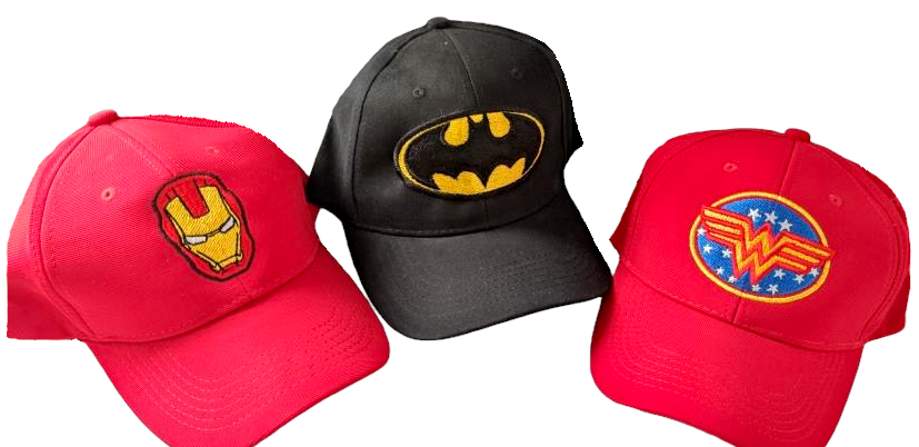 Gorra IRONMAN / BATMAN / MUJER MARAVILLA