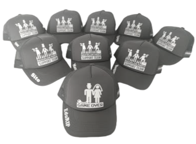 Gorra GAME OVER / SUPPORT TEAM (Nombre)