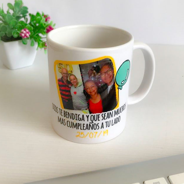Mug CUMPLEAÑOS - EL MEJOR ESPOSO... (Fotos)