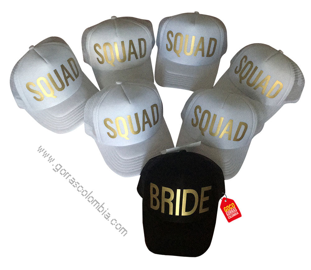 Gorras DESPEDIDA DE SOLTERA - BRIDE