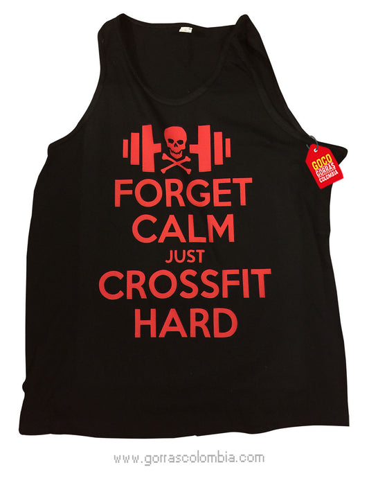 Esqueleto FORGET CALM JUST CROSSFIT HARD