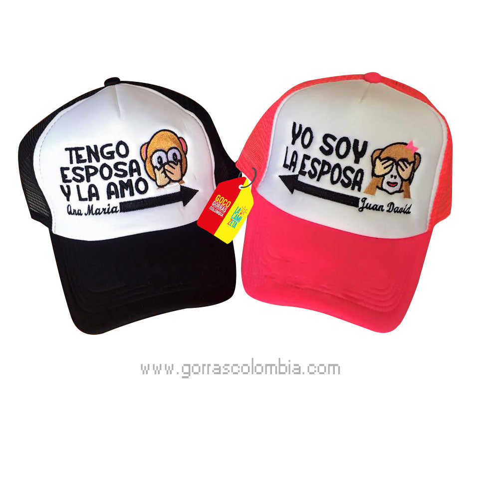 Gorra EMOJI MICO - TENGO ESPOSA (Nombre)