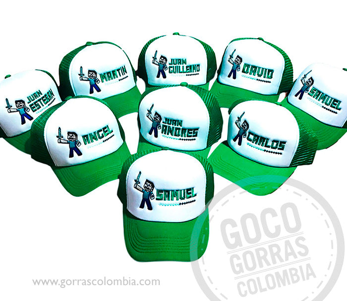 Gorra MINECRAFT (Nombre)