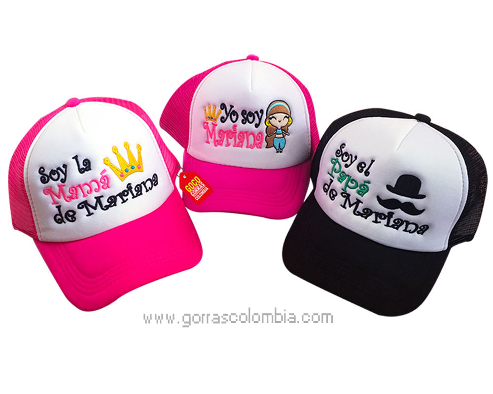 Gorras MOSTACHO, CORONA Y PRINCESA JASMINE (Nombre)