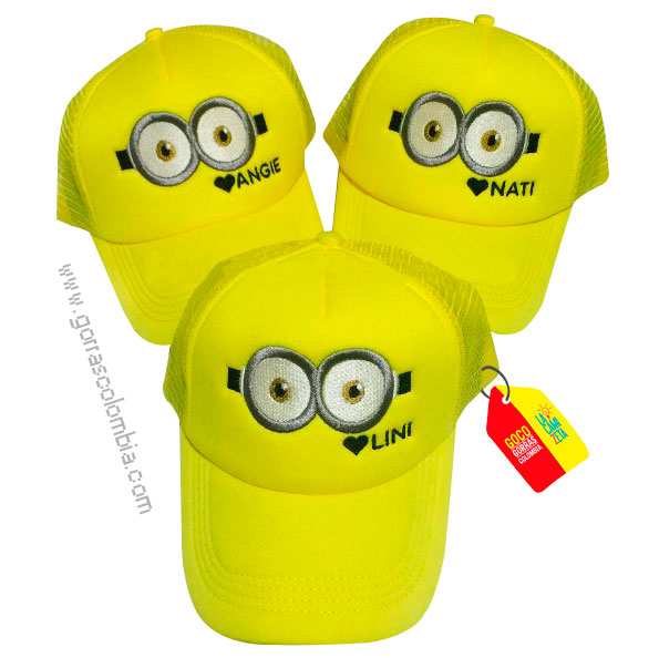 Gorras MINION (Nombres)
