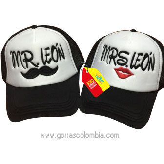 Gorra MR. / MRS. (Apellido)