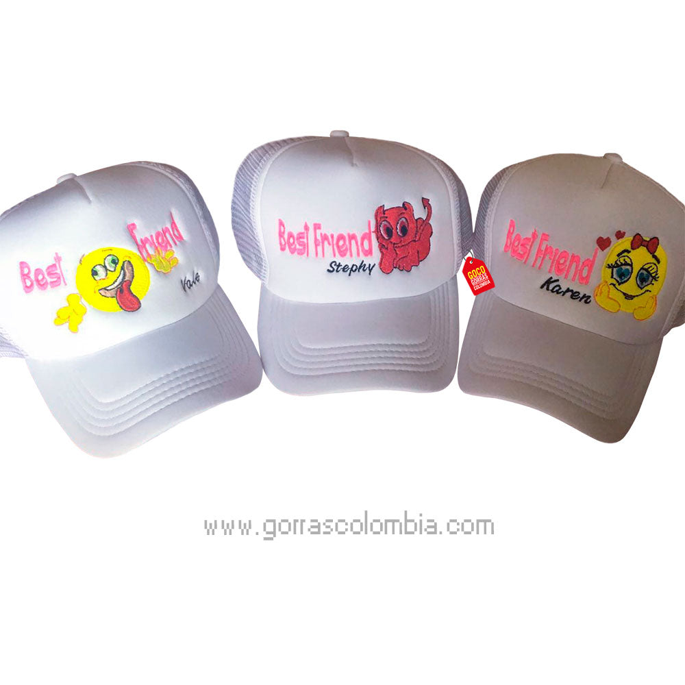 Gorra EMOJI - BEST FRIEND (Nombre)
