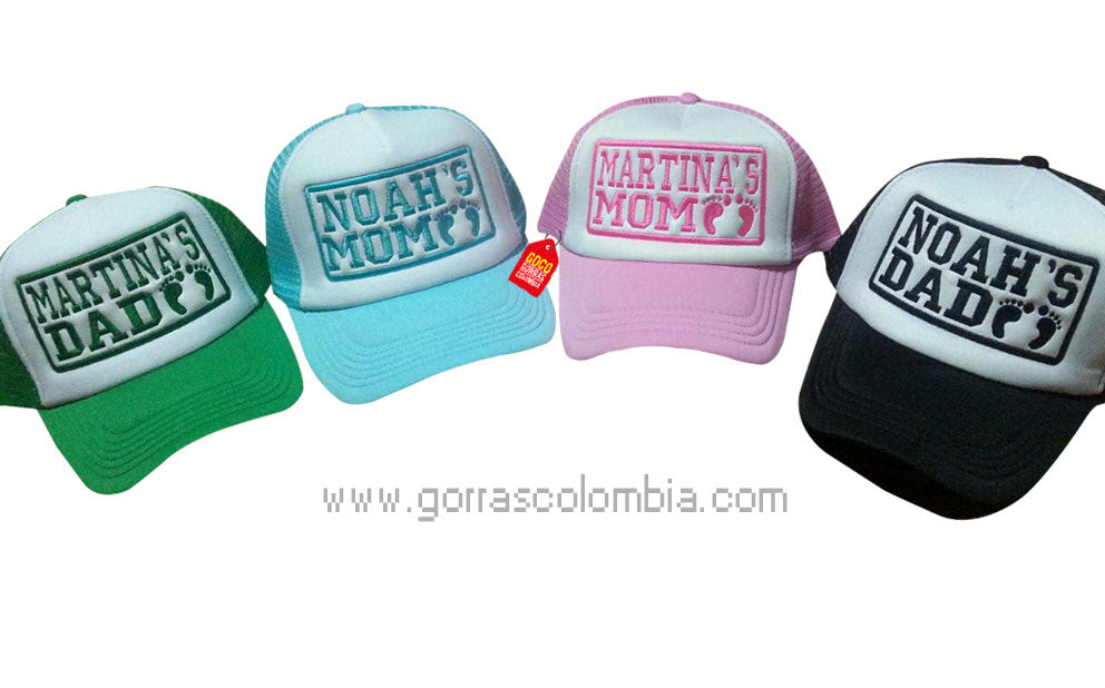 Gorra HUELLAS - DAD & MOM (Nombre)
