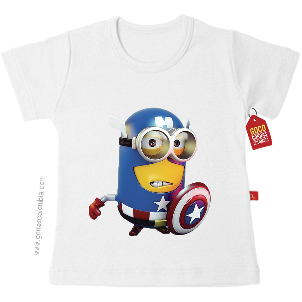 Camiseta MINION CAPITÁN AMÉRICA