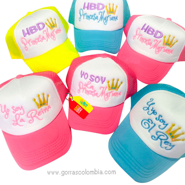Gorra HBD PRINCESA (Nombre)