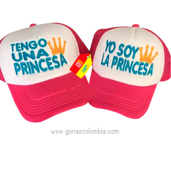 Gorras PRINCESA - MAMÁ E HIJA