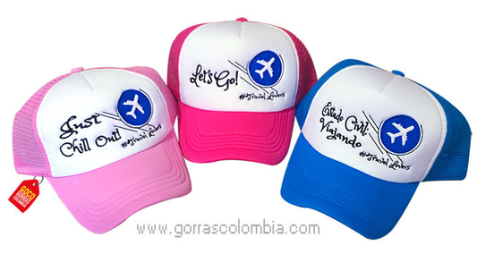 Gorras #TRAVEL LOVERS