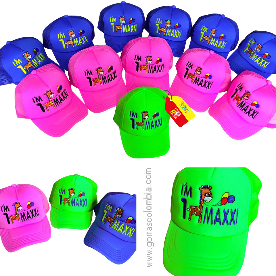 Gorra CUMPLEAÑOS - JIRAFA (Nombre-Años)