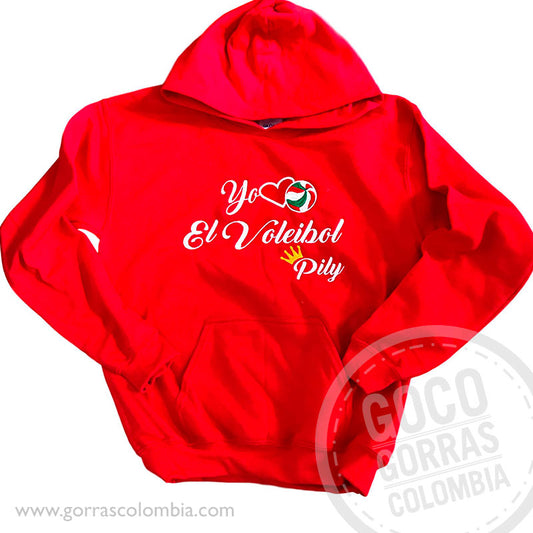 Buzo YO AMO EL VOLEIBOL (Nombre)