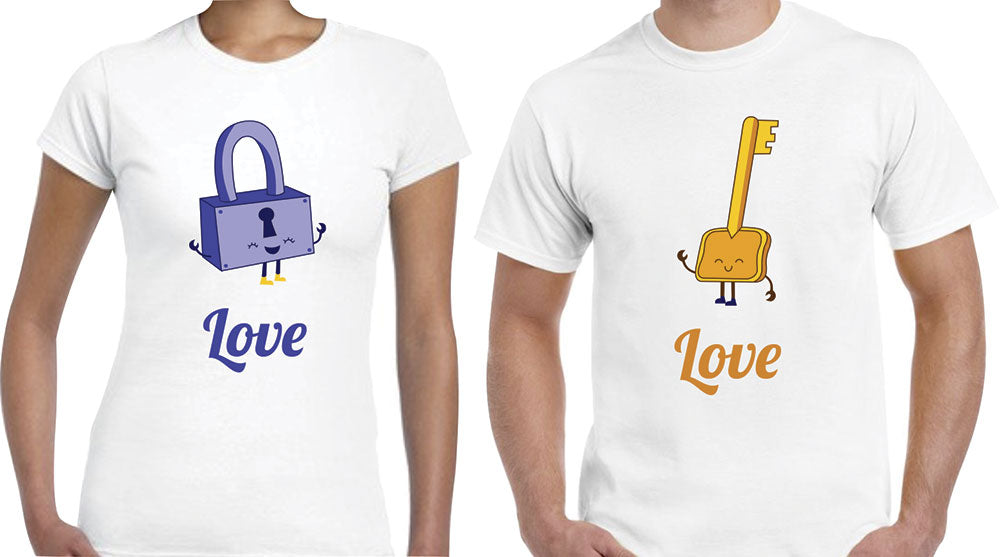 Camiseta LOVE - CANDADO / LLAVE