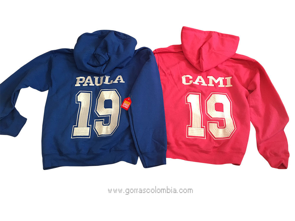 Buzo NÚMERO 19 (Nombre)