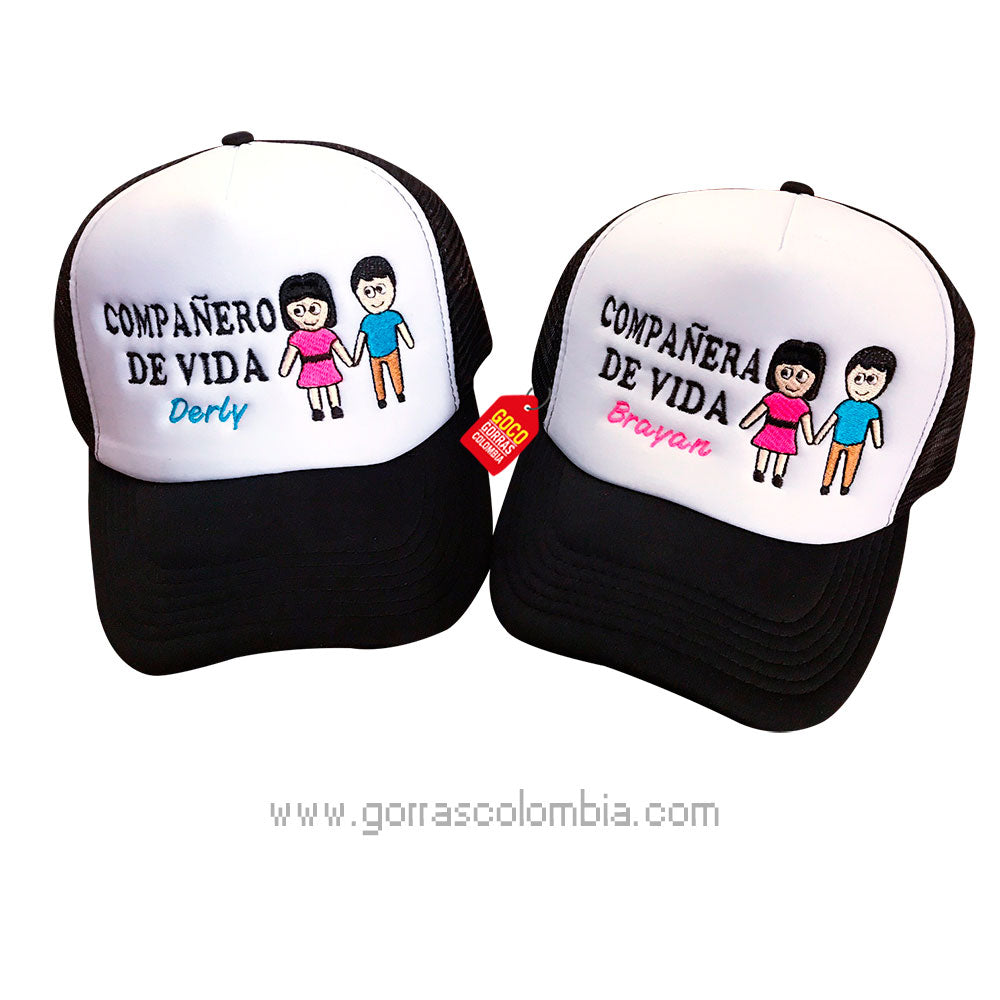 Gorra COMPAÑERO DE VIDA (Nombre)
