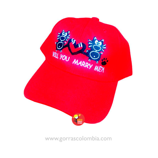 Gorra GATOS - WILL YOU MARRY ME?