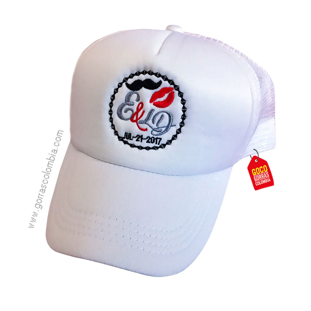 Gorra BODA (Iniciales-Fecha)