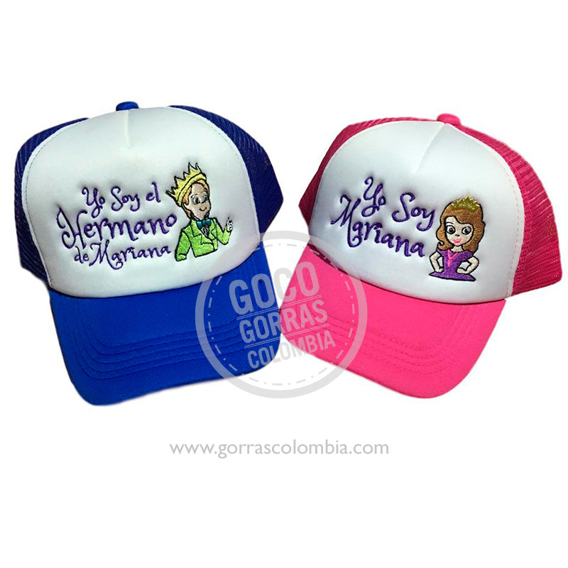 Gorras HERMANOS - PRINCESITA SOFIA (Nombre)